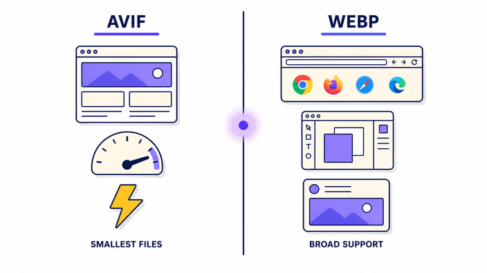 AVIF or WebP, when to use each