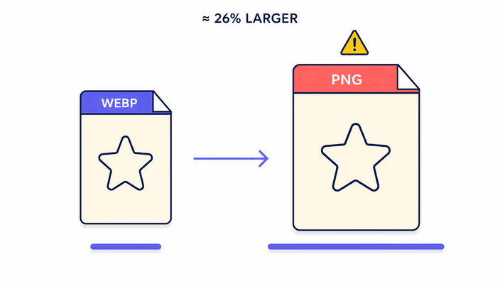 Your file will be larger, here's why