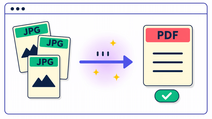 Stack a pile of photos into one PDF
